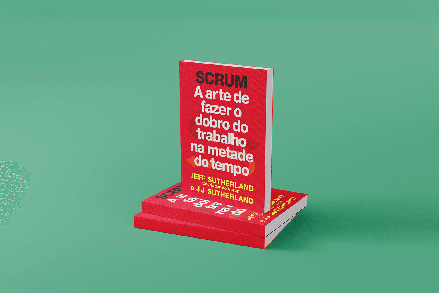 capa do livro Scrum sobre um fundo verde